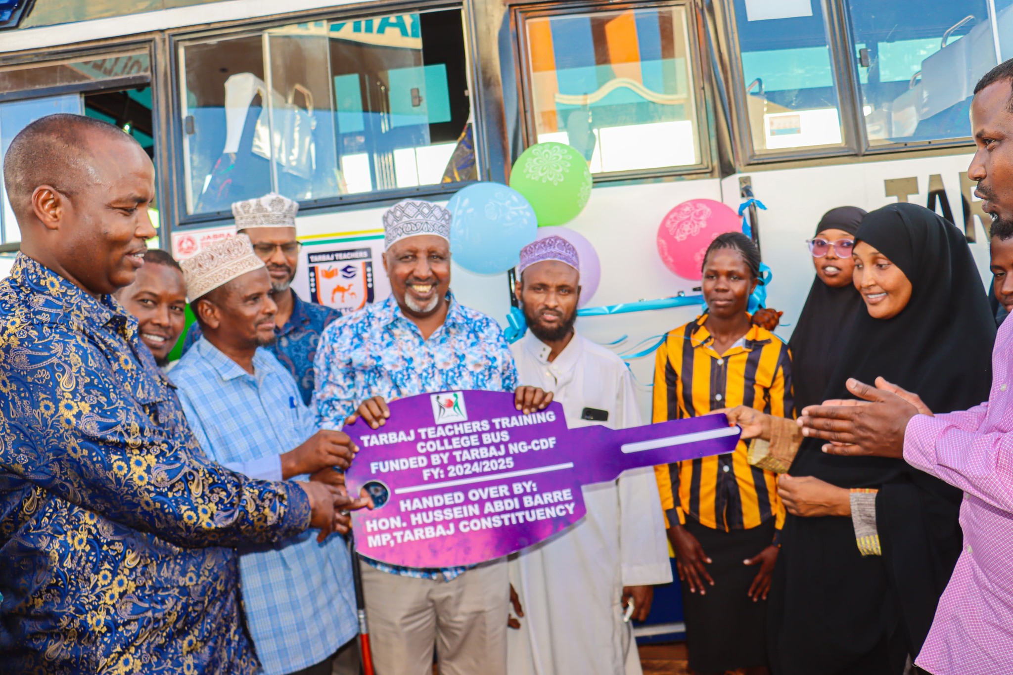 Tarbaj Teachers Training College Bus Handover